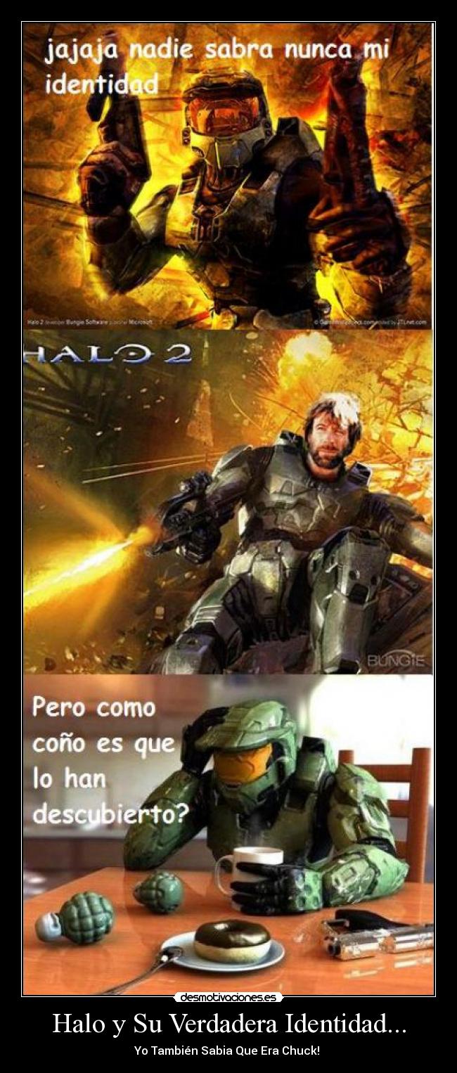 Halo y Su Verdadera Identidad... - Yo También Sabia Que Era Chuck!