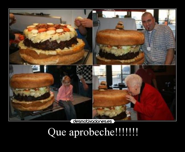 Que aprobeche!!!!!!! - 