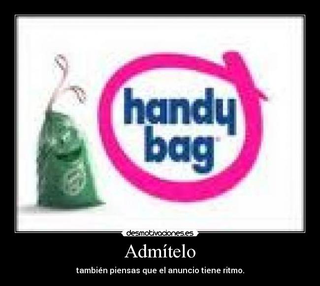 Admítelo - también piensas que el anuncio tiene ritmo.