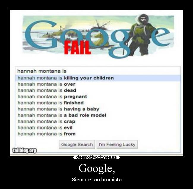 Google, - Siempre tan bromista