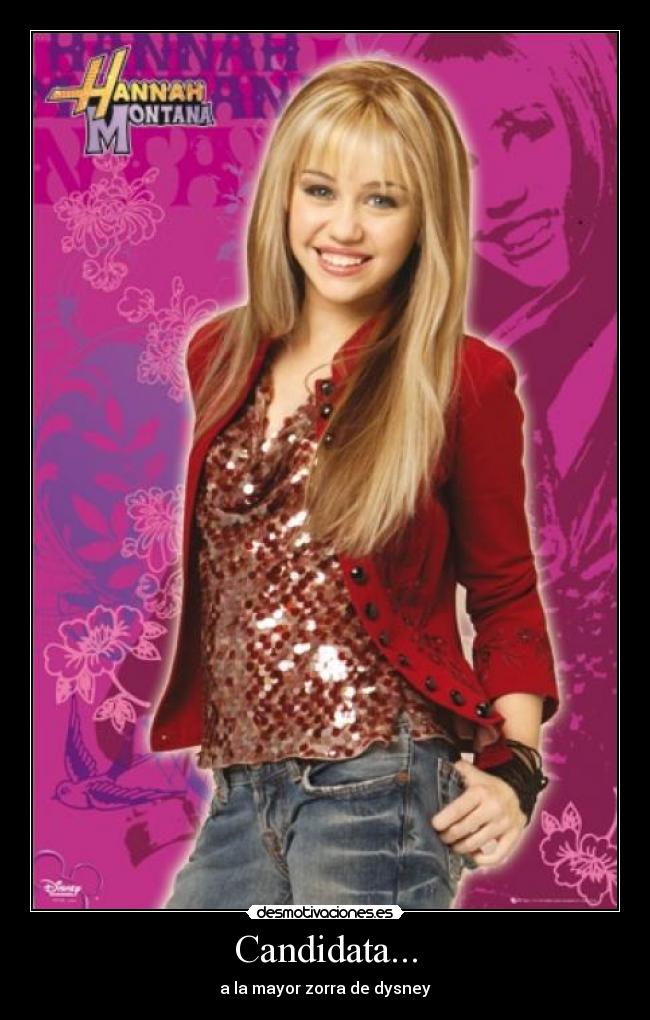 Candidata... - a la mayor zorra de dysney