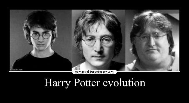 Harry Potter evolution -