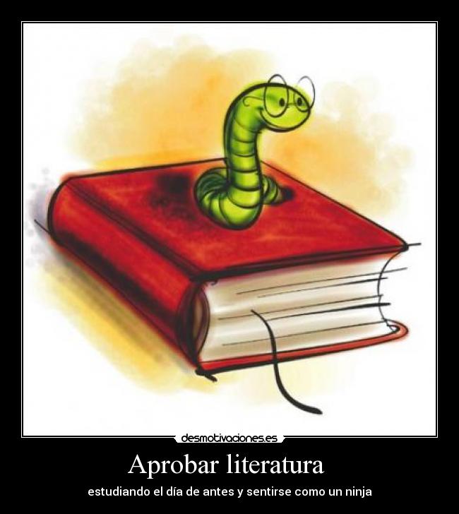 Aprobar literatura -