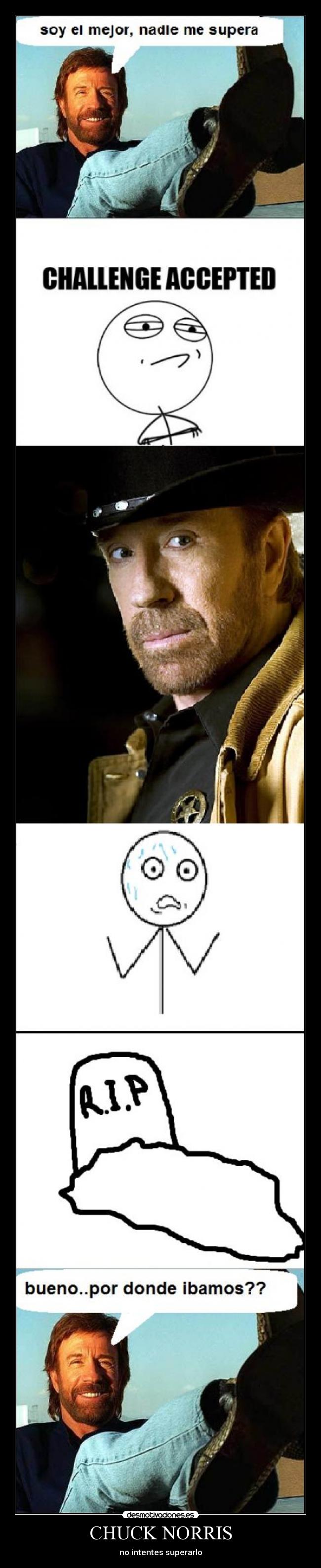 carteles chuck norris desmotivaciones