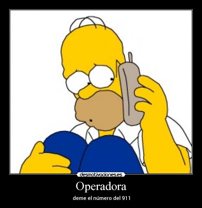 Operadora - deme el número del 911