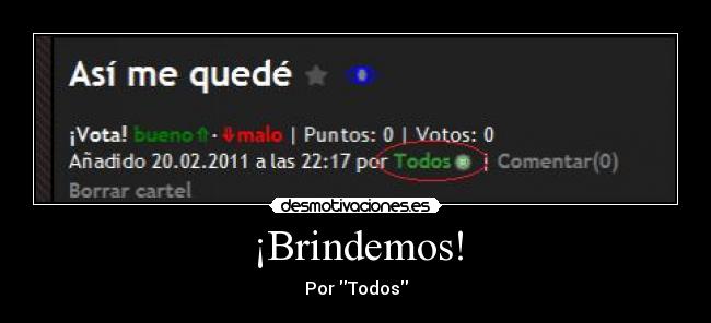 ¡Brindemos! - Por Todos