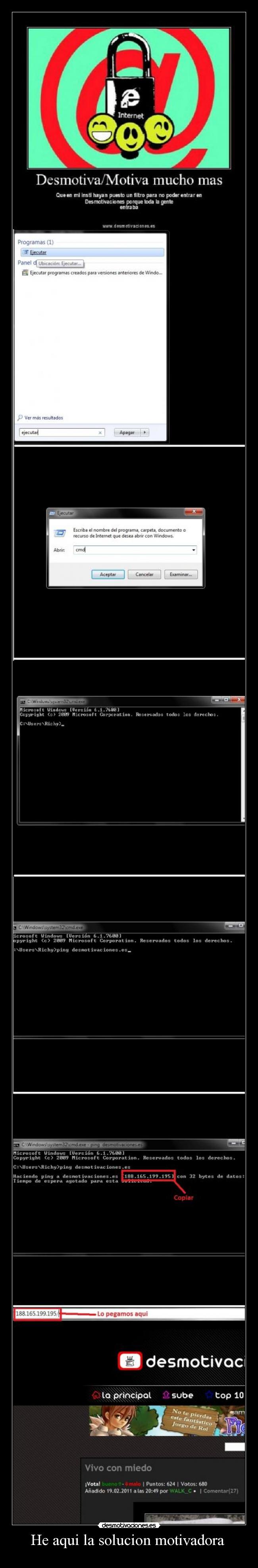He aqui la solucion motivadora -