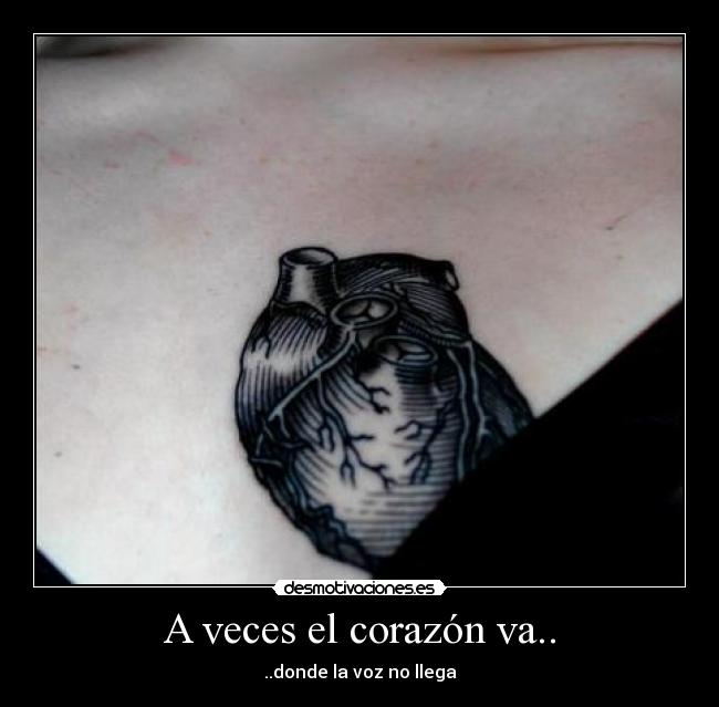 A veces el corazón va.. - ..donde la voz no llega