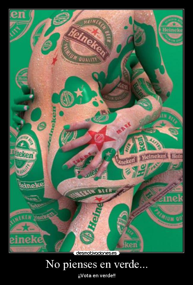 No pienses en verde... -