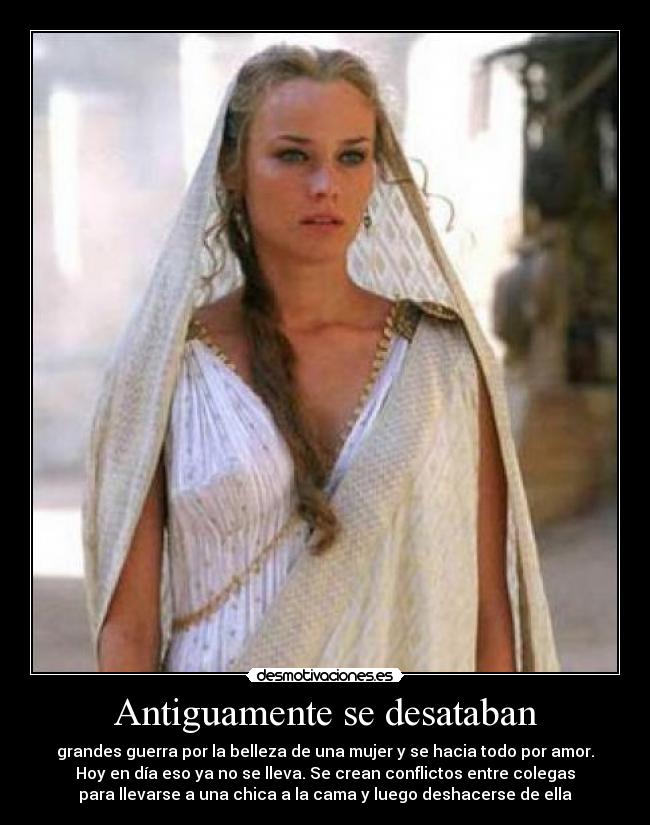 Antiguamente se desataban - 