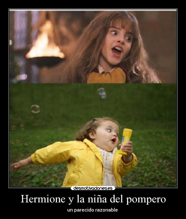 Hermione y la niña del pompero -