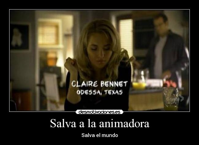Salva a la animadora - Salva el mundo