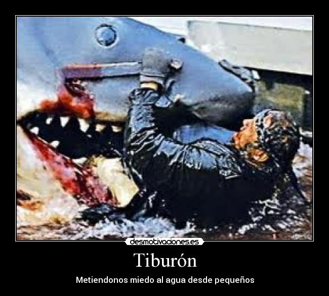 Tiburón - Metiendonos miedo al agua desde pequeños