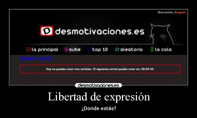 Libertad de expresión - 