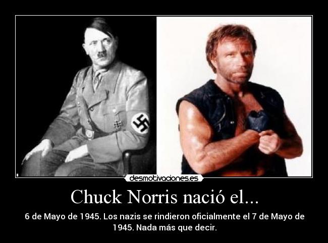 Chuck Norris nació el... - 