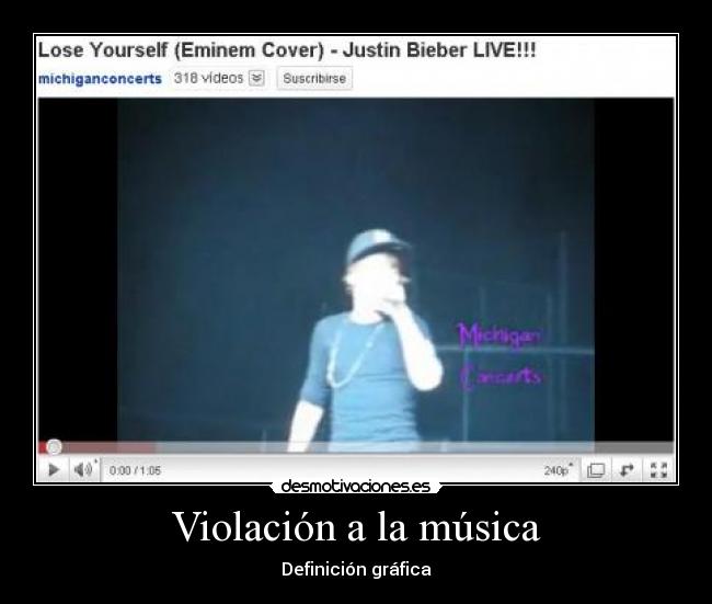 Violación a la música - 