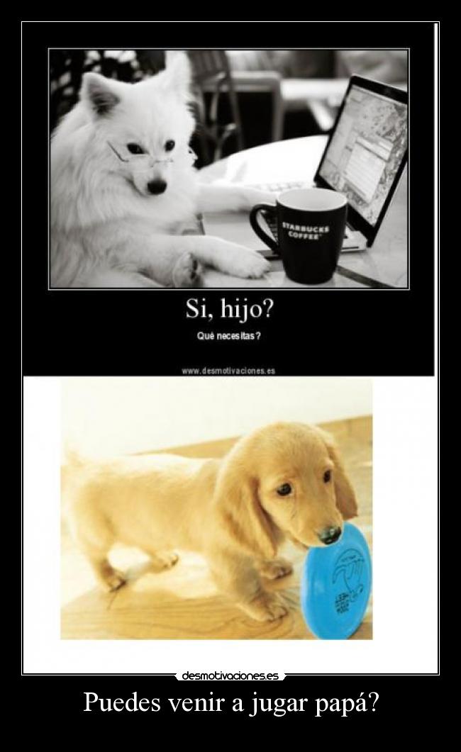 Puedes venir a jugar papá? - 