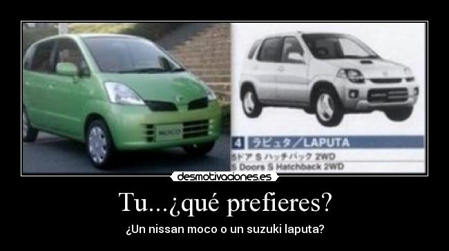 Tu...¿qué prefieres? - 