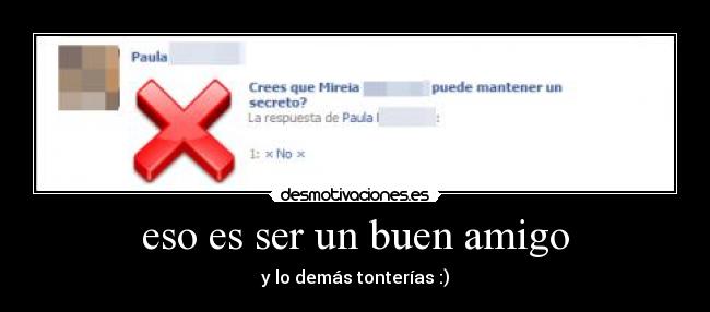 eso es ser un buen amigo - 