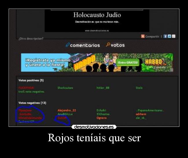 Rojos teníais que ser - 