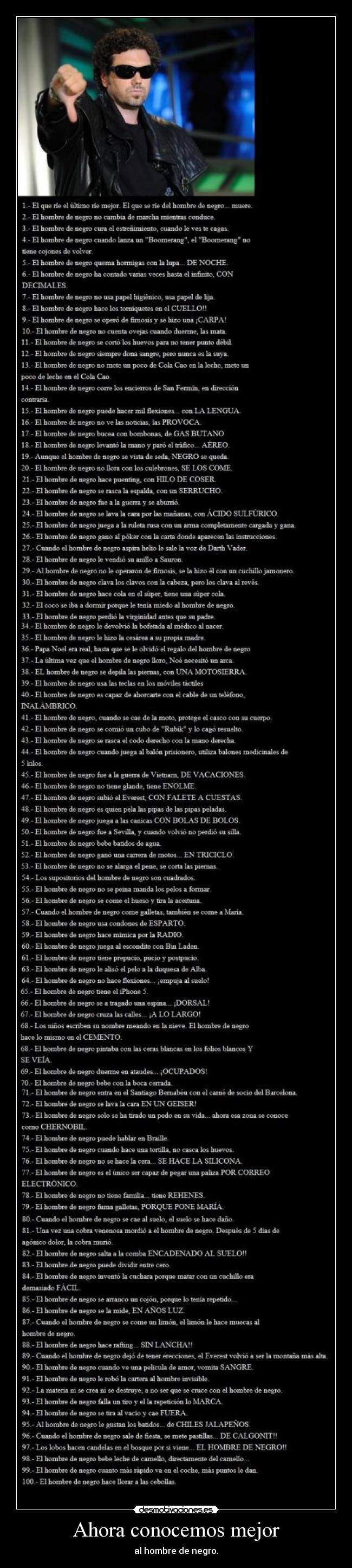 carteles hombre negro desmotivaciones