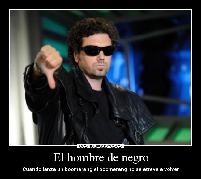 El hombre de negro -