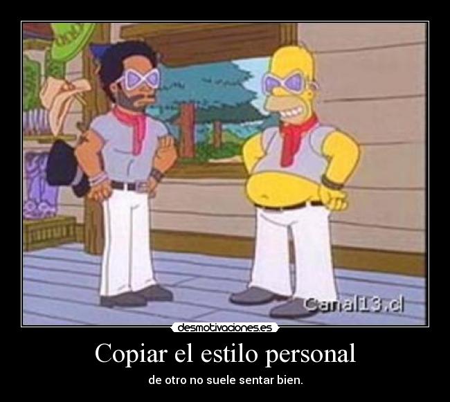 Copiar el estilo personal - 