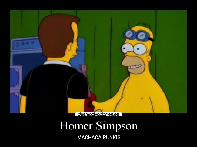 Homer Simpson - MACHACA PUNKIS