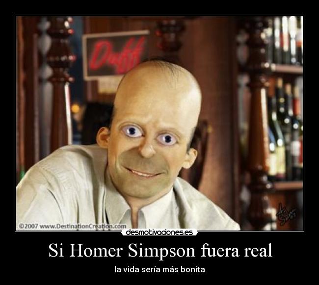 Si Homer Simpson fuera real -