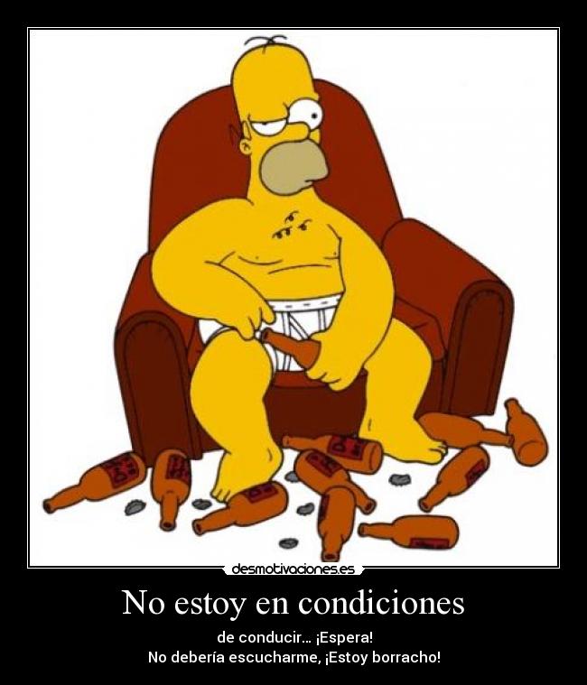 No estoy en condiciones -
