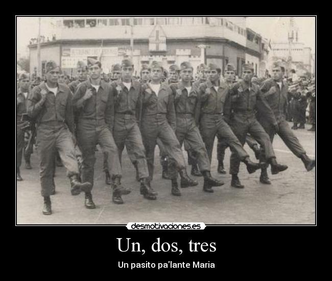 Un, dos, tres - Un pasito palante Maria