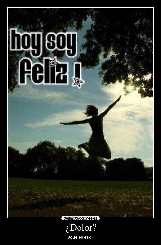 ¿Dolor? - 