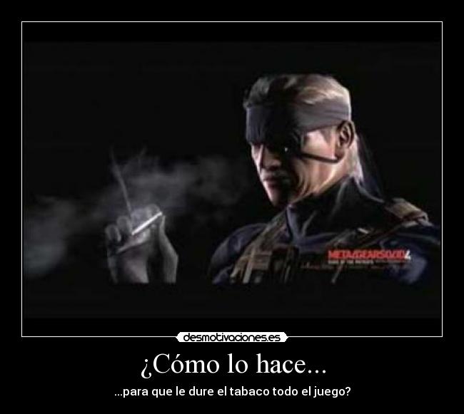 ¿Cómo lo hace... -