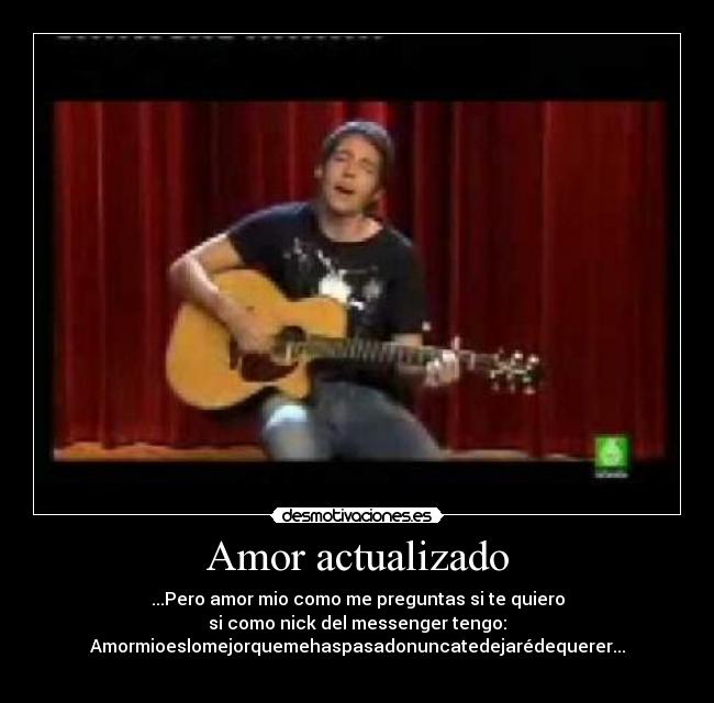 Amor actualizado -