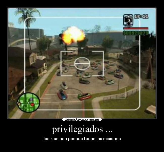 privilegiados ... - los k se han pasado todas las misiones