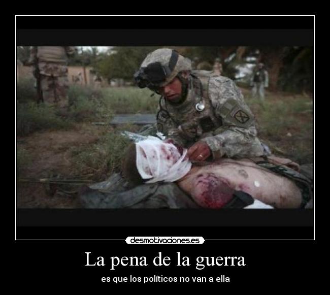 La pena de la guerra -