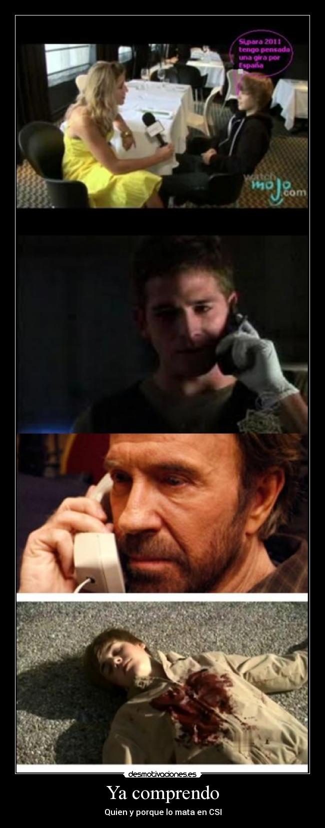 Ya comprendo - Quien y porque lo mata en CSI