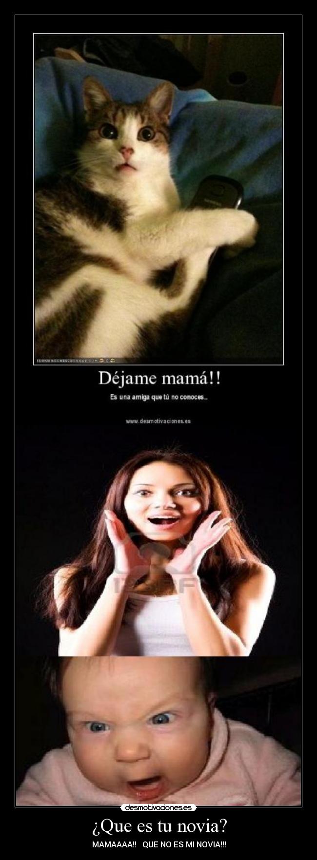 ¿Que es tu novia? - MAMAAAA!! QUE NO ES MI NOVIA!!!