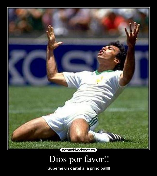 Dios por favor!! -