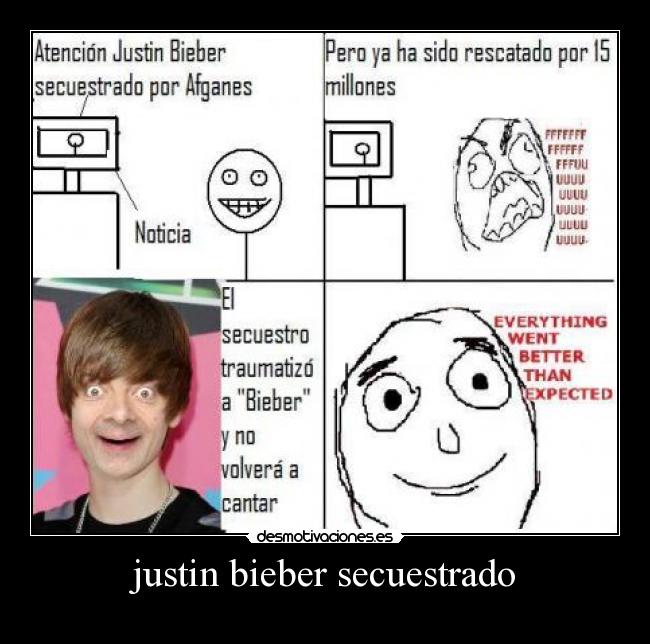 justin bieber secuestrado -