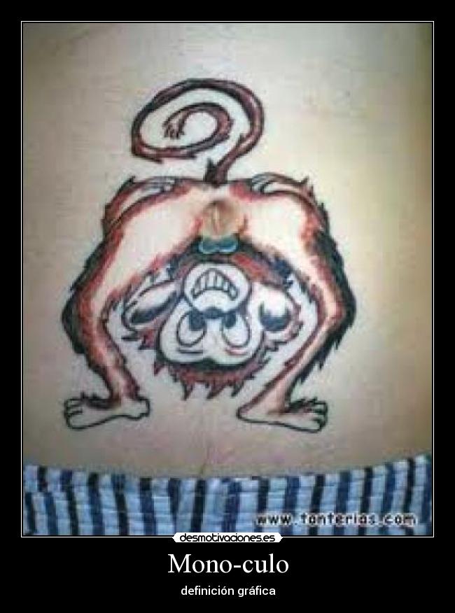 Mono-culo - definición gráfica