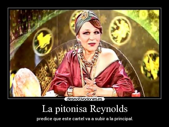 La pitonisa Reynolds -