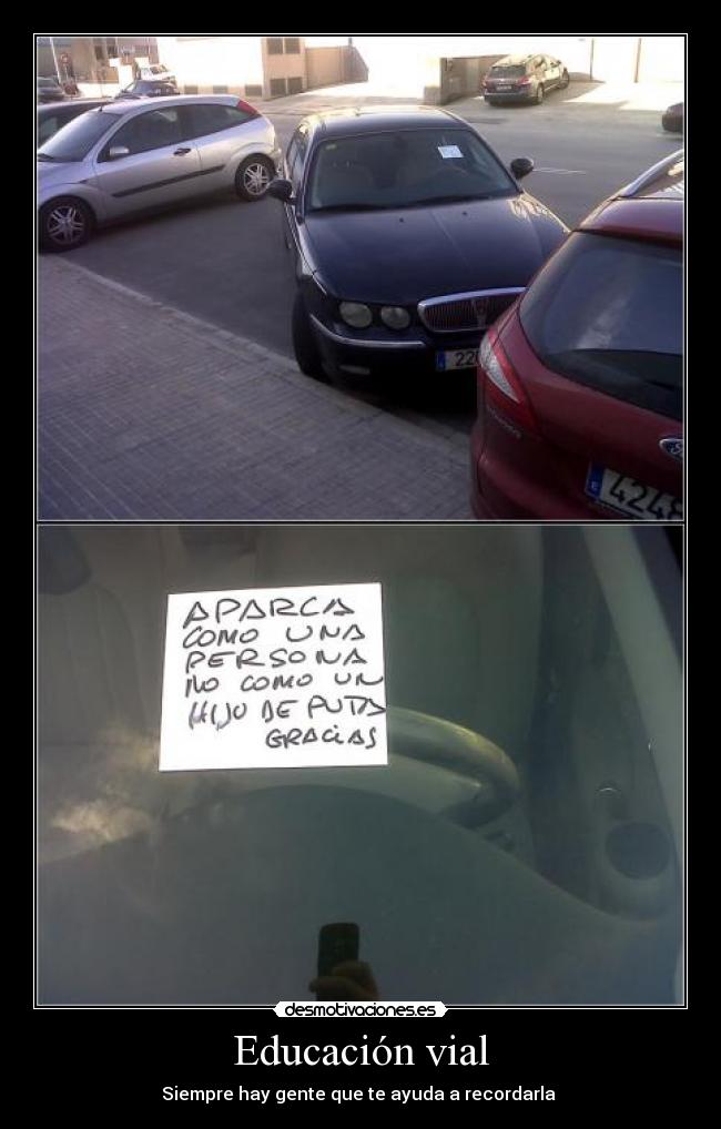 carteles coche desmotivaciones