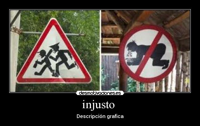 injusto - Descripción grafica