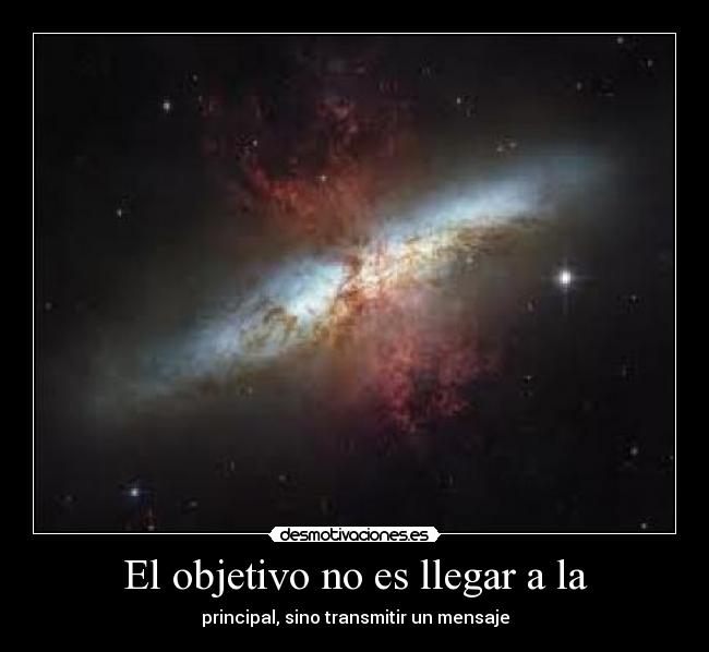 El objetivo no es llegar a la - 