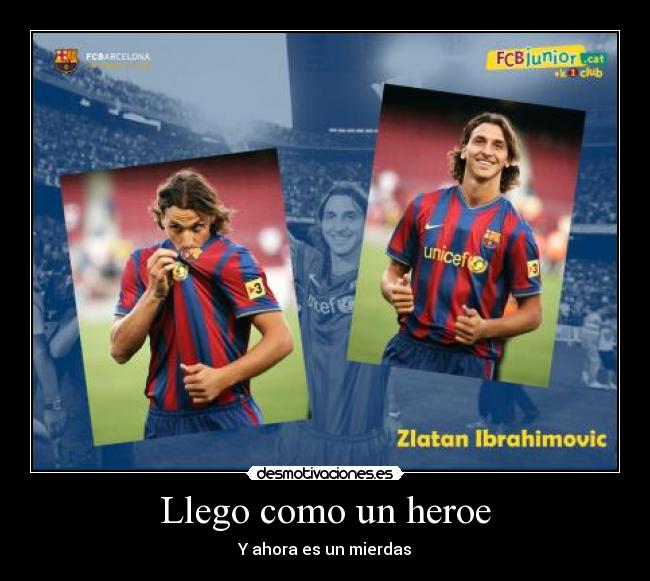 Llego como un heroe -