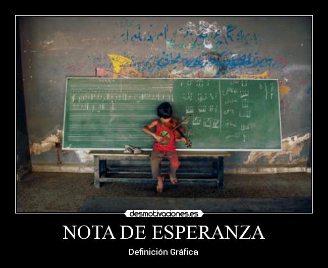 NOTA DE ESPERANZA -