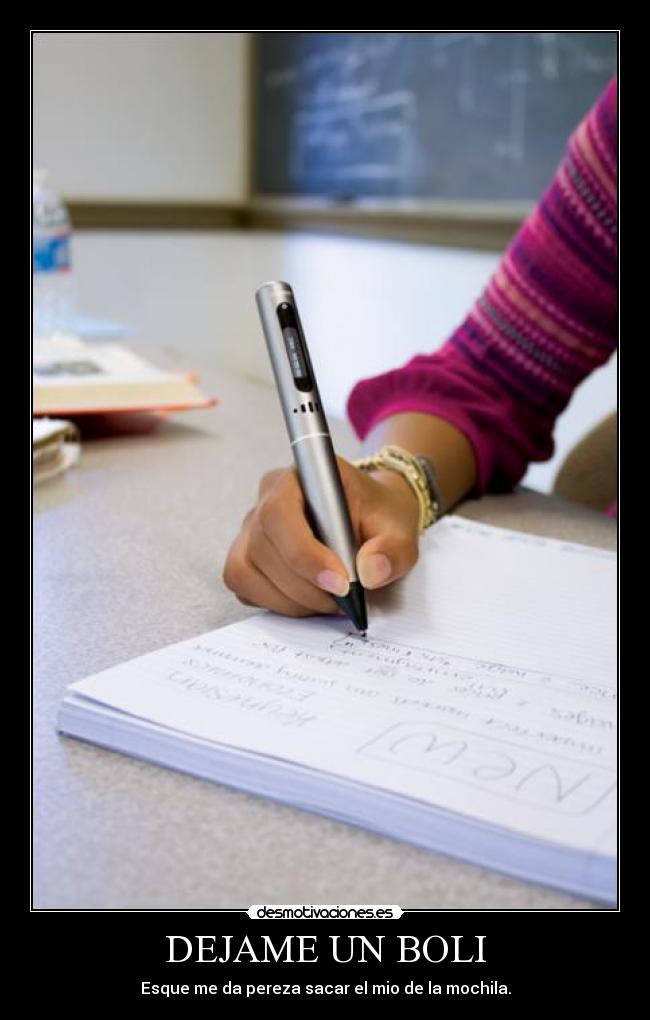 DEJAME UN BOLI -