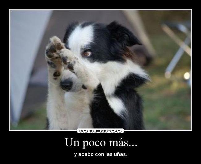 Un poco más... -