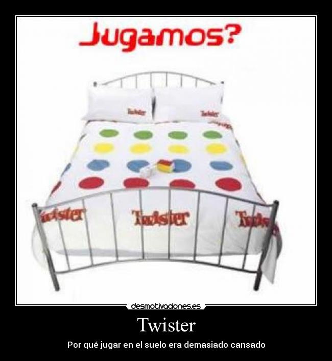 Twister - Por qué jugar en el suelo era demasiado cansado